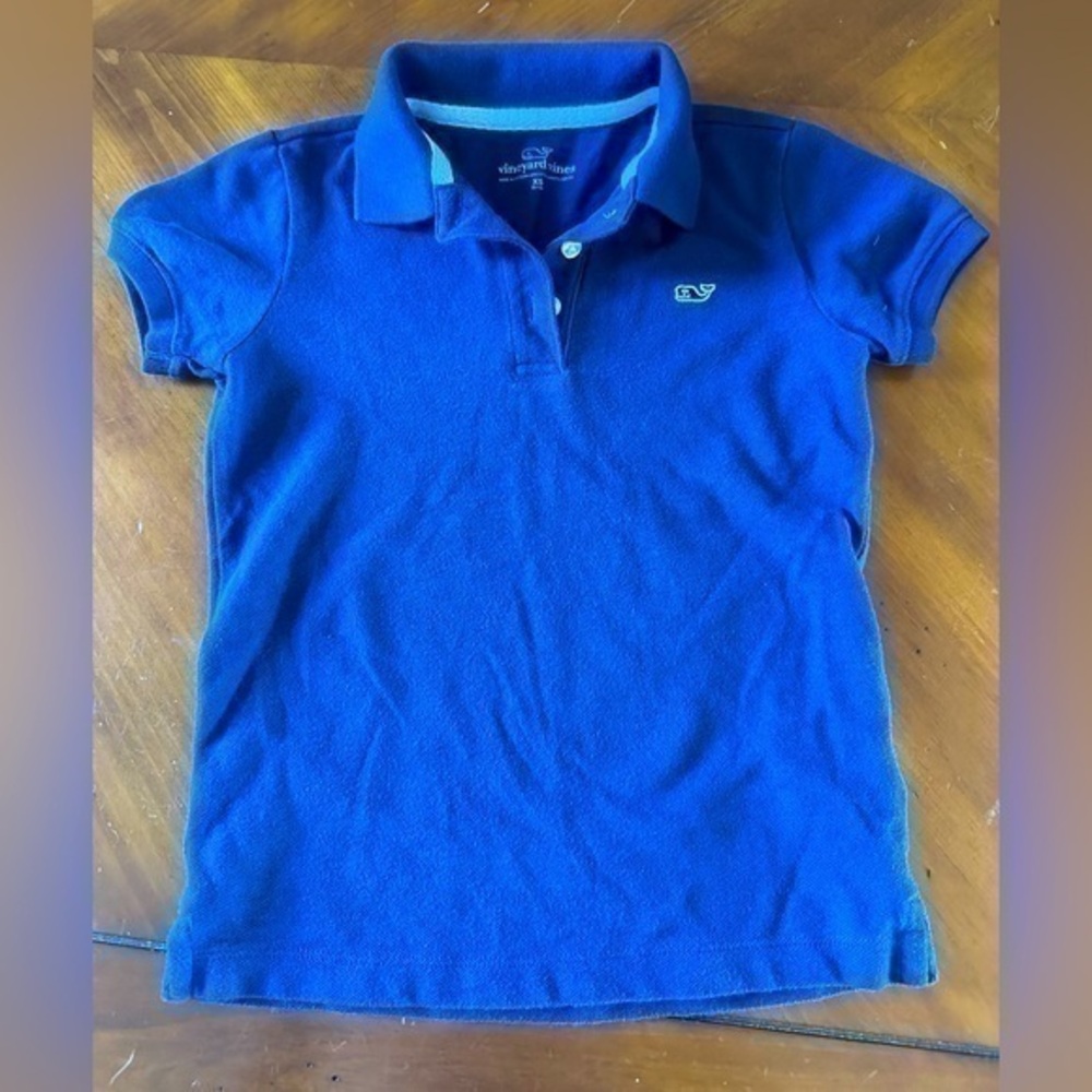 Vineyard Vines girls navy polo size XS (5-6)